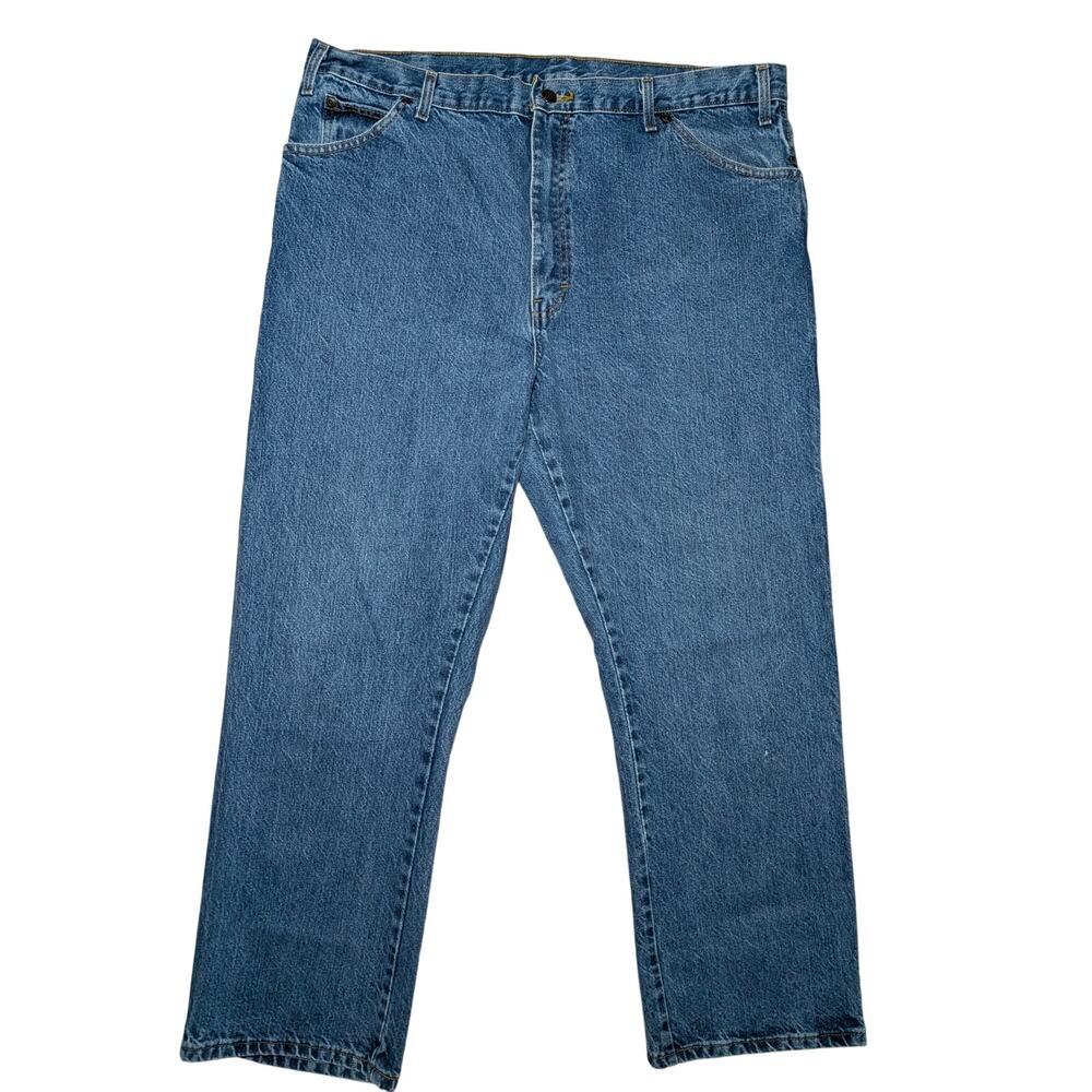 Dickies Men's 40x30 Carpenter Work Jeans Blue Denim Straight Leg